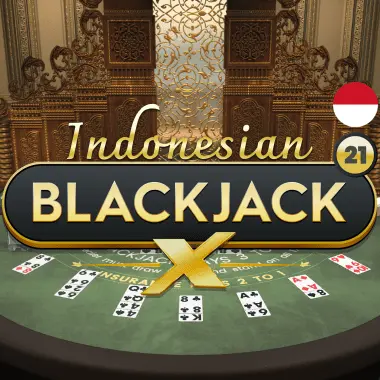 Indonesian BlackjackX 21 game tile